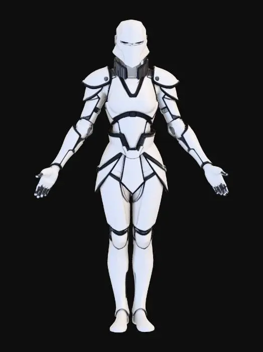 3D model for Knight Sketch