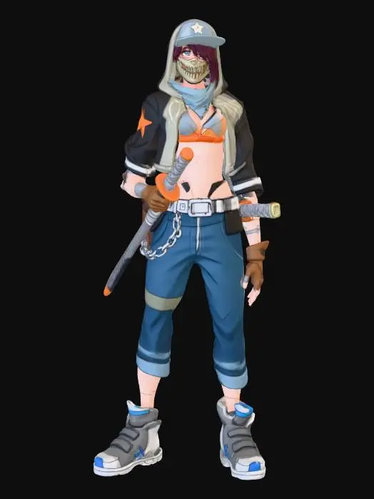 3D model for Vigilante Skater