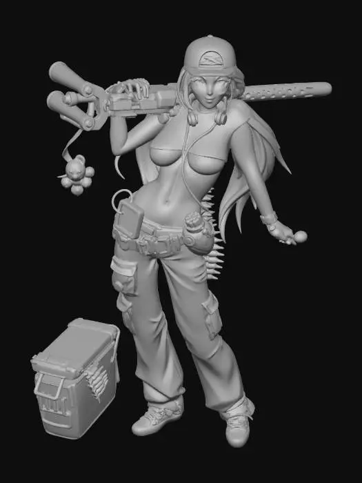 3D model for Gunner Girl