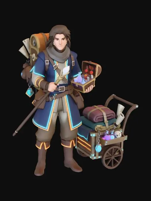 3D model for Luminous Wanderer