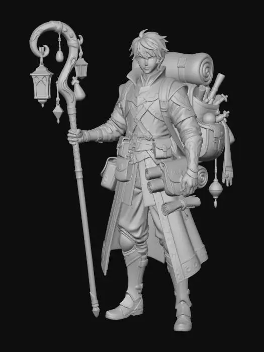 3D model for Arcane Wanderer