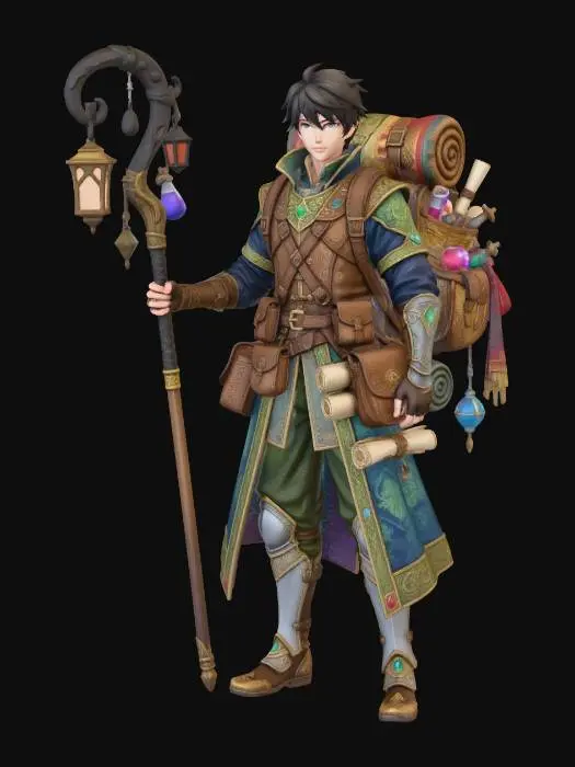 3D model for Arcane Wanderer