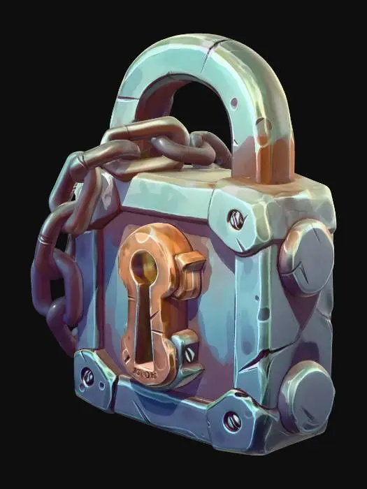 3D model for Ironbound Padlock