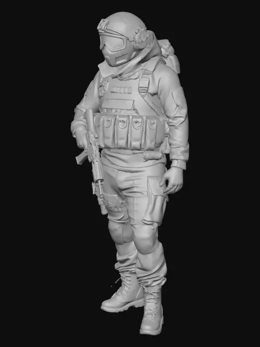 3D model for mlitärstalker