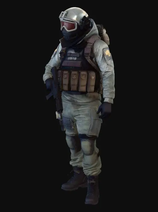 3D model for mlitärstalker