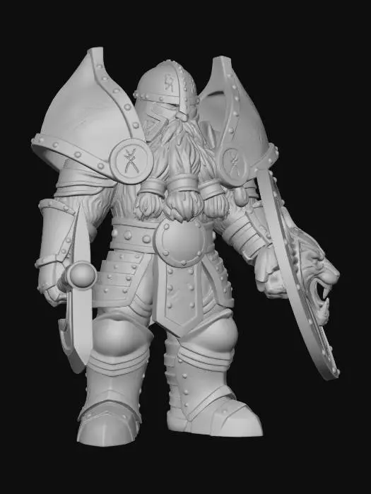 3D model for Azure Runic Warden