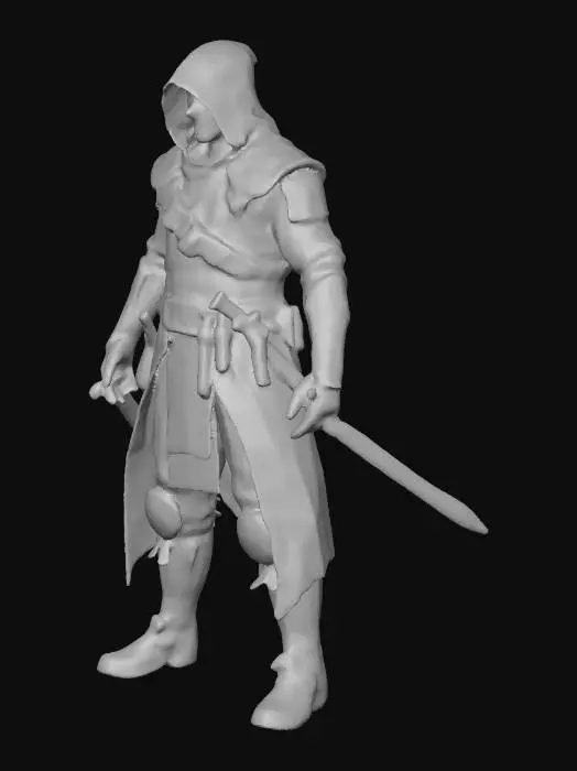 3D model for Neverwinter Schurke