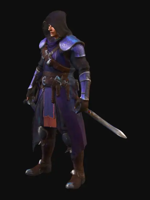 3D model for Neverwinter Schurke