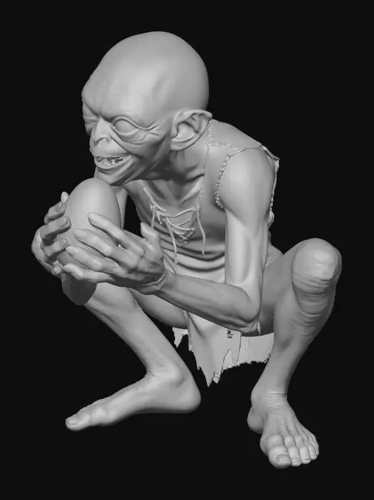 3D model for Gollum Easter