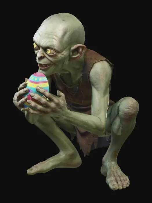 3D model for Gollum Easter
