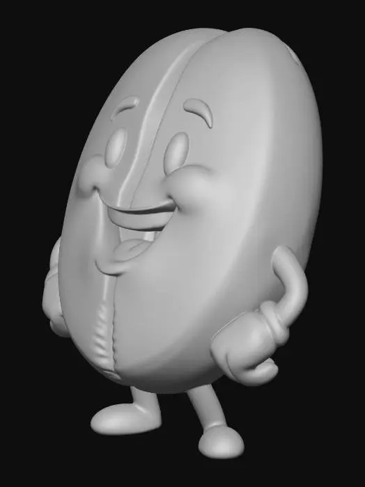 3D model for Happy Kaffee