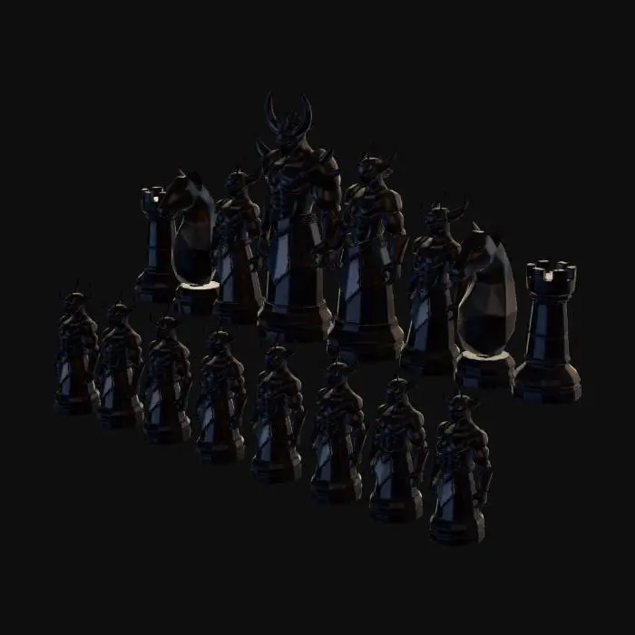 3D model for Demonic Chess Army