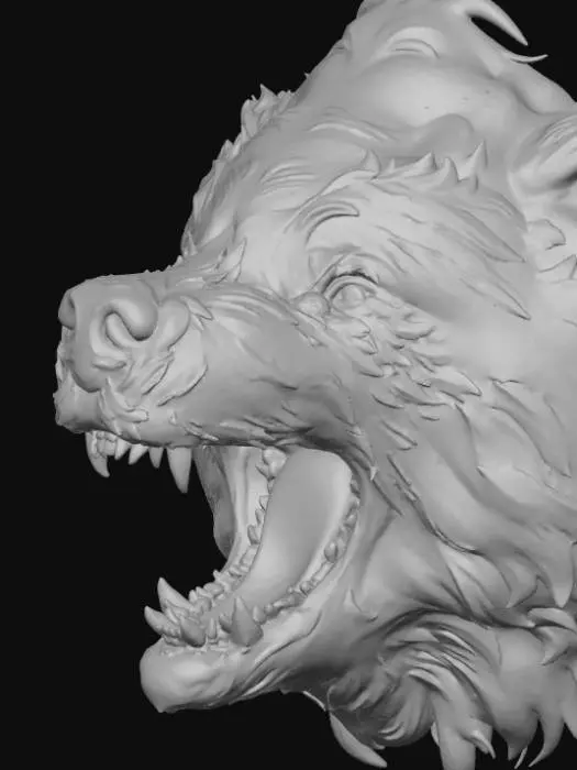 3D model for Roaring Fury logo