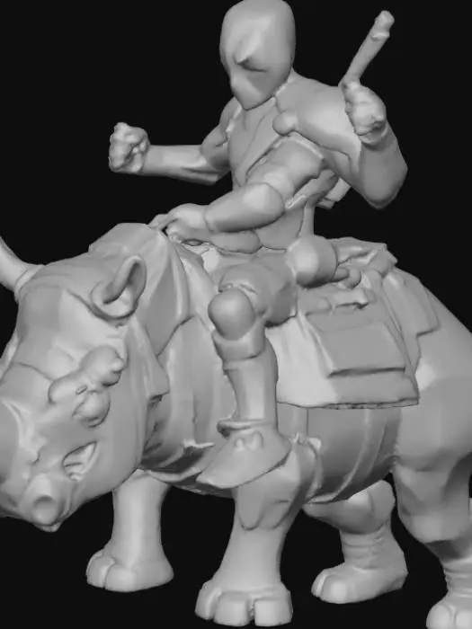 3D model for Riding the Rhino Avenger