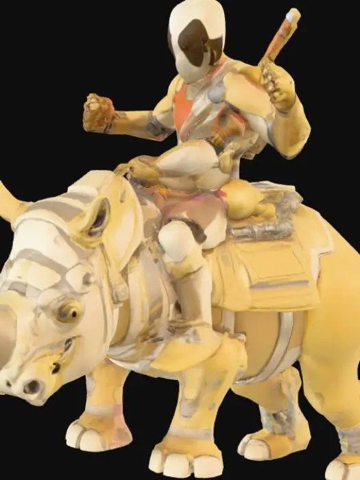 3D model for Riding the Rhino Avenger