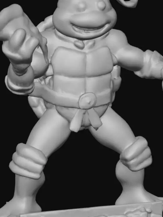 3D model for 90s style teenage mutant ninja turtles Mikey