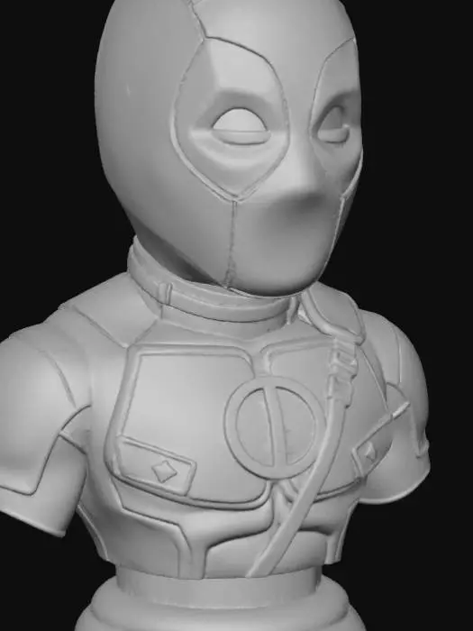 3D model for Retro Deadpool bust