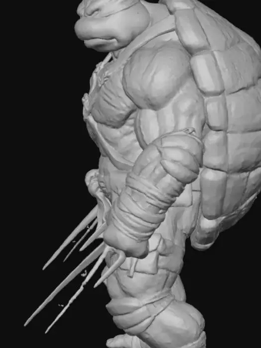 3D model for 90 style realistic hardcore RAPHAEL