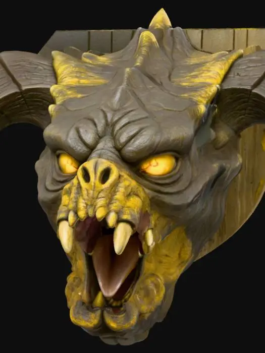 3D model for Realistic deathclaw mounted
