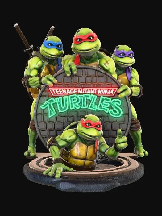 3D model for Ninja Reptile Heroes, #Christmas2025#