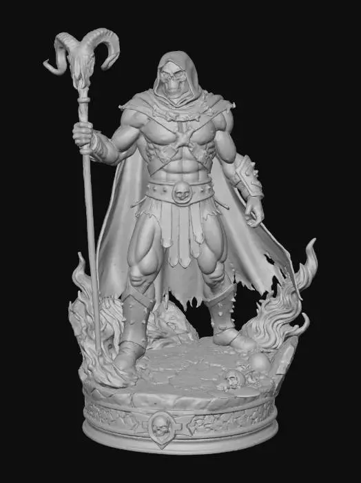 3D model for The skull, #Thanksgiving#, Sorcerer