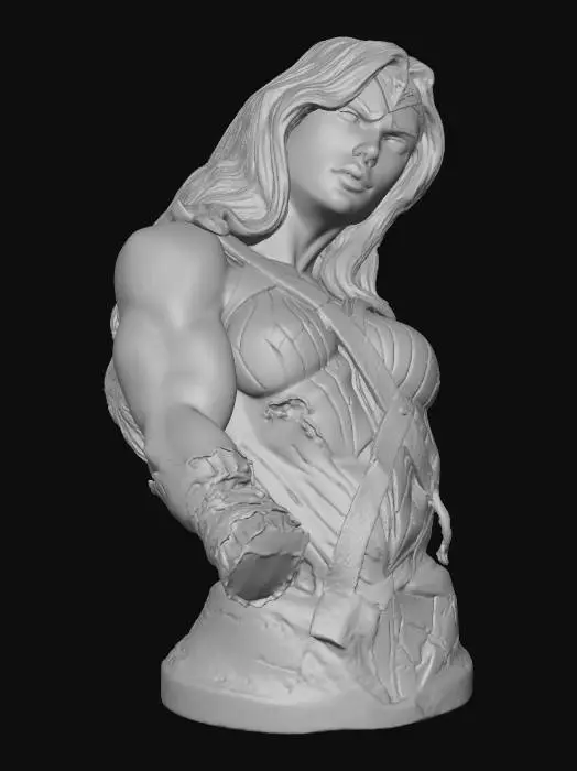 3D model for Warrior's Resolve bust, #Thanksgiving#