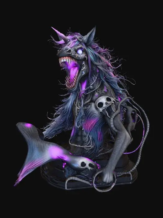 3D model for Nightmare Unicorn