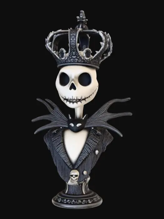 3D model for Crowned Skeleton Figure