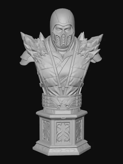 3D model for Frozen Warrior Bust