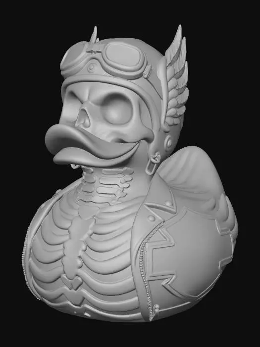3D model for Biker Duck Skeleton