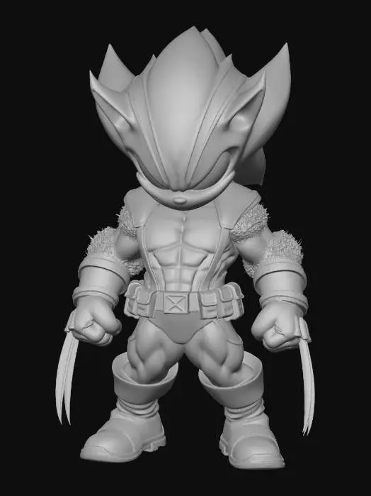 3D model for Spiky Claws Fusion