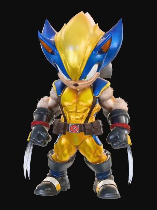 3D model for Spiky Claws Fusion