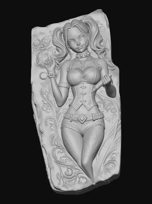 3D model for Harlequin Artwork