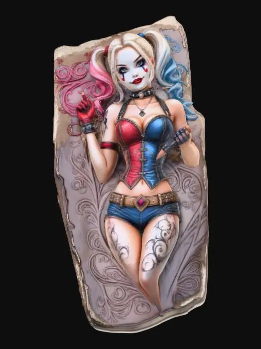 3D model for Harlequin Artwork