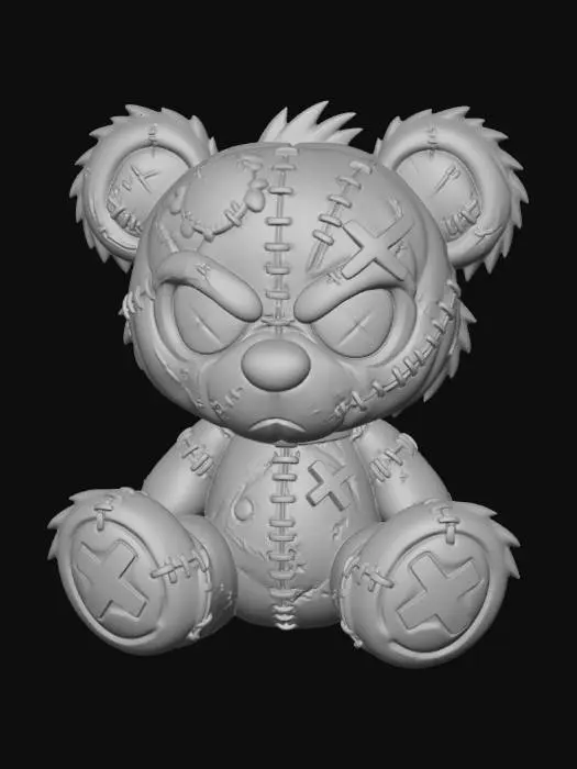 3D model for Voodoo Teddy Bear