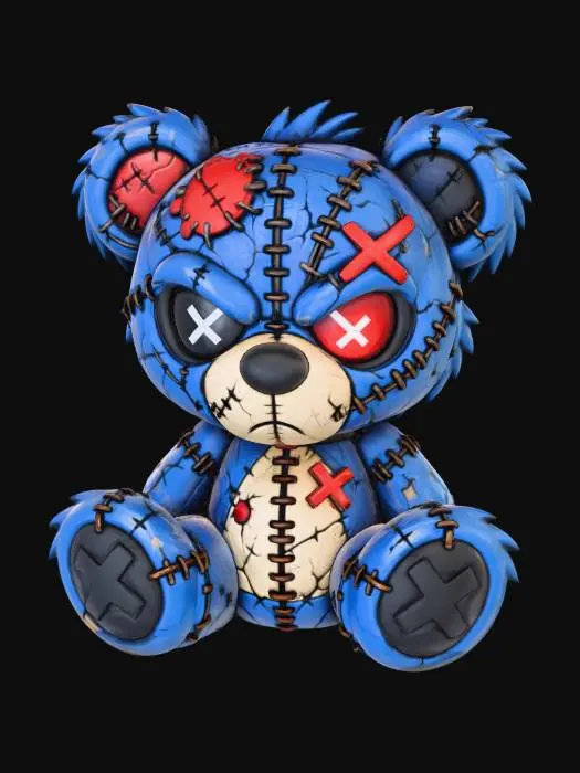 3D model for Voodoo Teddy Bear