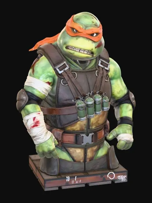 3D model for Turtle Warrior