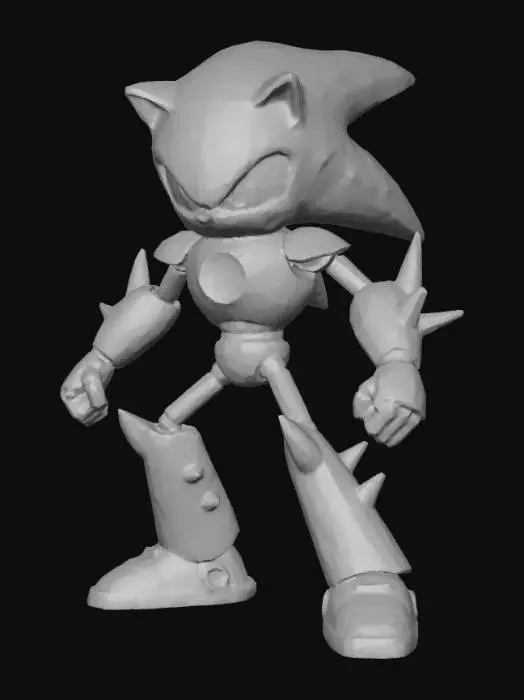3D model for metal sonic