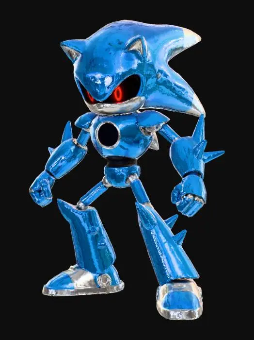 3D model for metal sonic