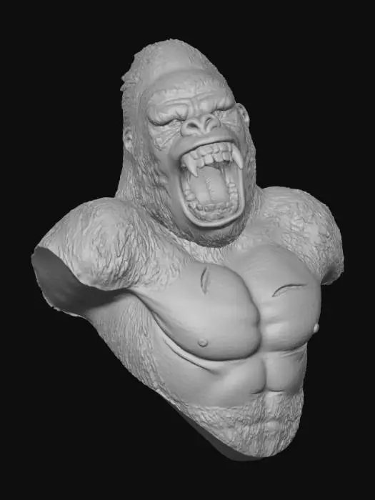 3D model for Mighty Roar King gorilla
