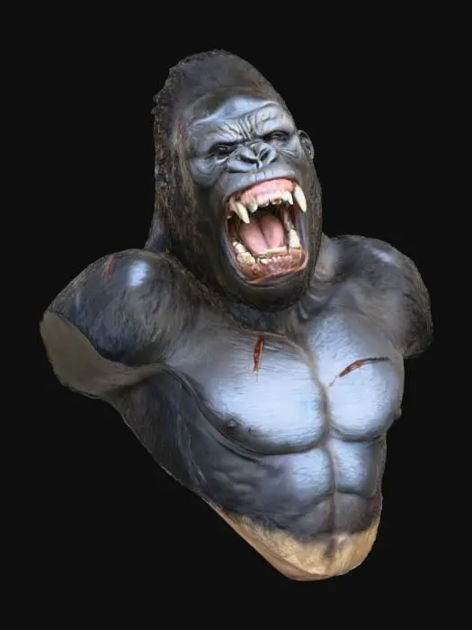3D model for Mighty Roar King gorilla