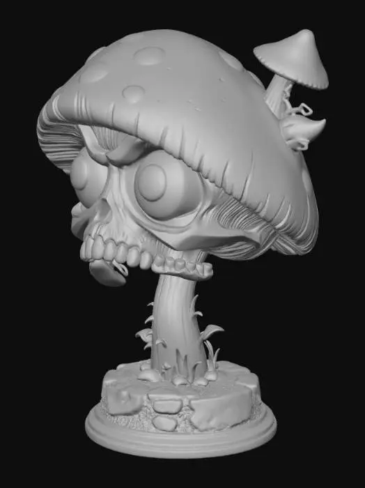 3D model for Grim Shroom