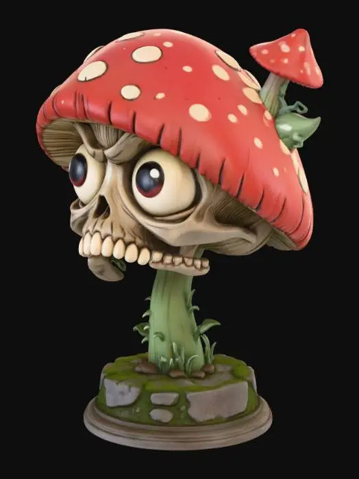 3D model for Grim Shroom