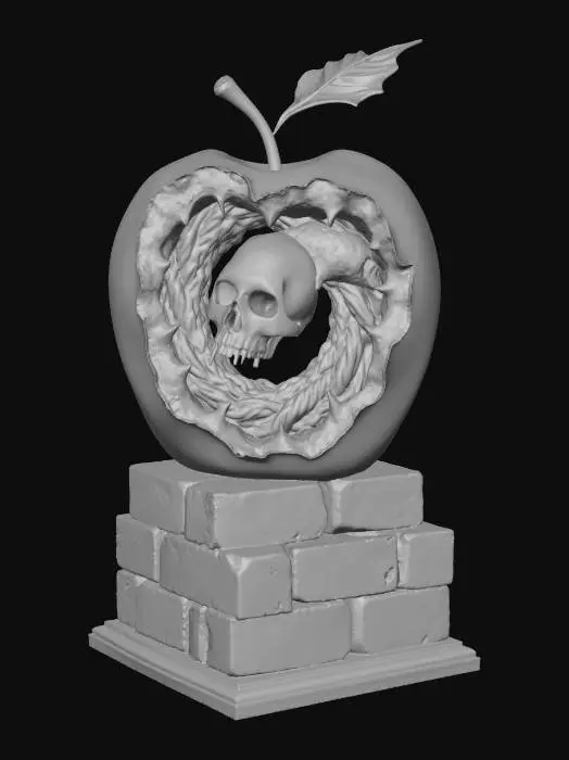3D model for Hollow Apple