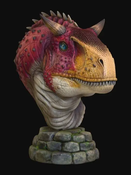 3D model for Crimson Ember sharp tooth