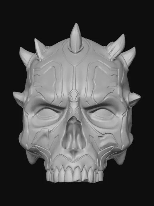 3D model for Crimson Oni Skull