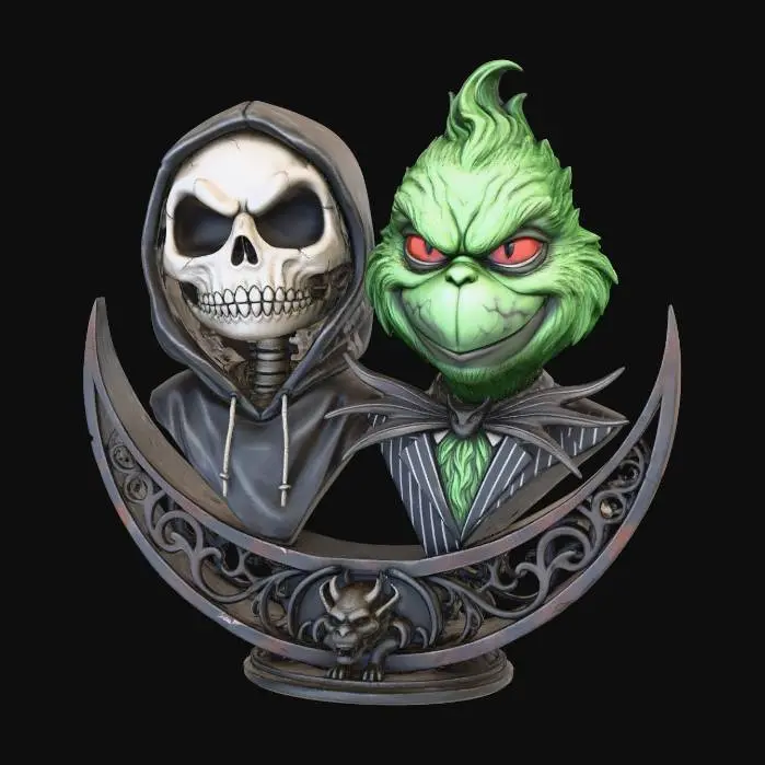 3D model for Enigmatic Duo