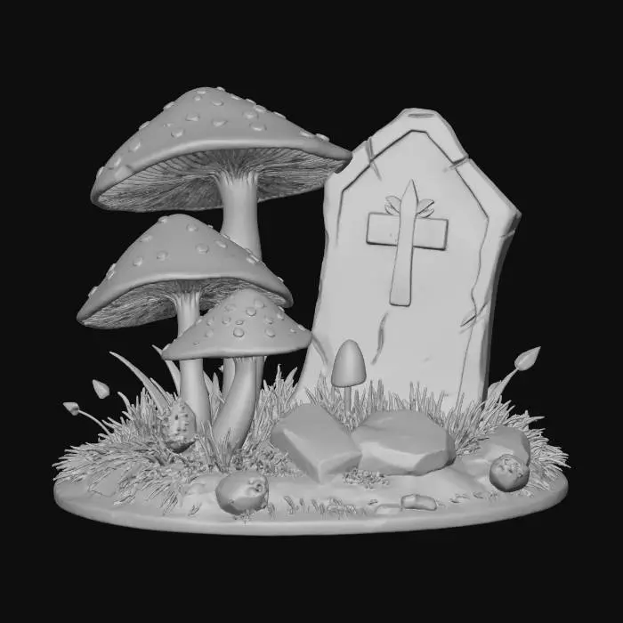 3D model for Restful Shrooms