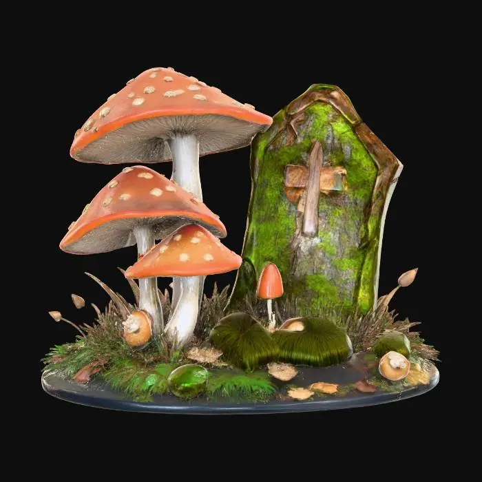 3D model for Restful Shrooms