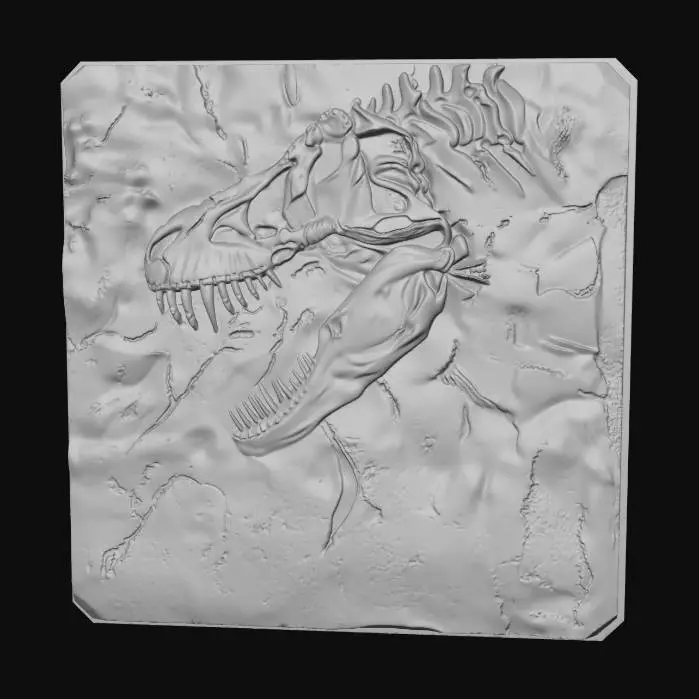 3D model for Rockbound Tyrannosaur